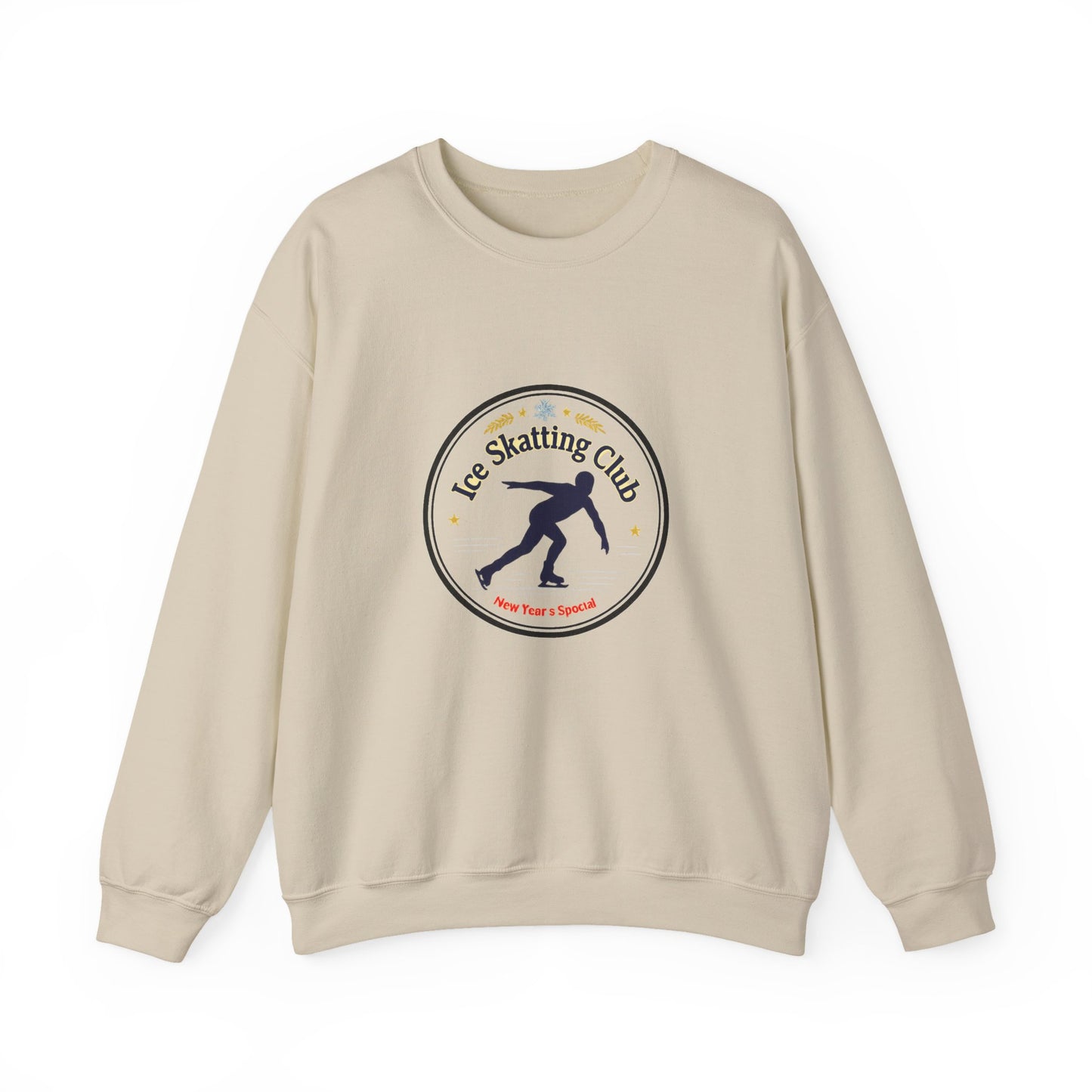 Unisex Heavy Blend™ mw2084 | Ice Skating Club Sweatshirt – Vintage Skater Pullover, Cozy Winter Sports Sweater, New Year Special Gift