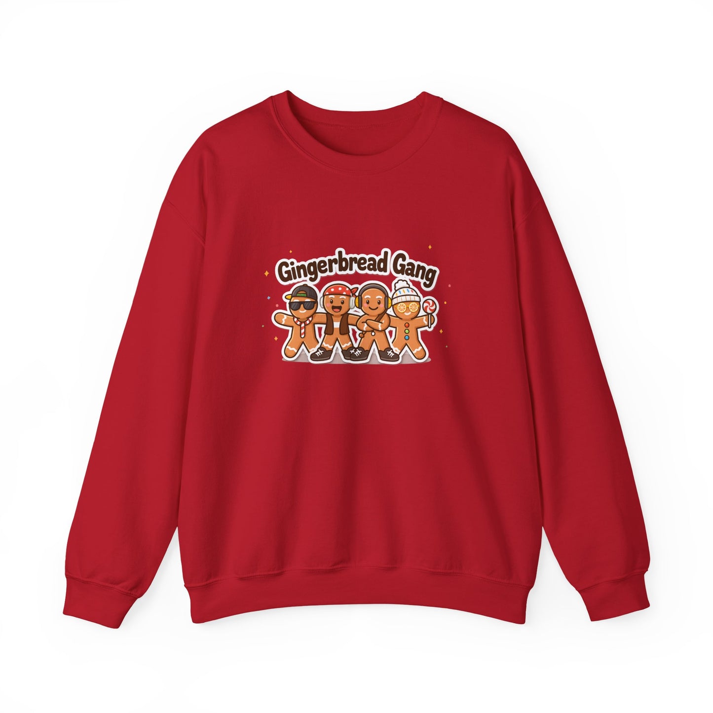 Unisex Heavy Blend™ mw2135 | Gingerbread Gang Christmas Sweatshirt – Cute Holiday Cookie Crewneck, Funny Festive Xmas Gift