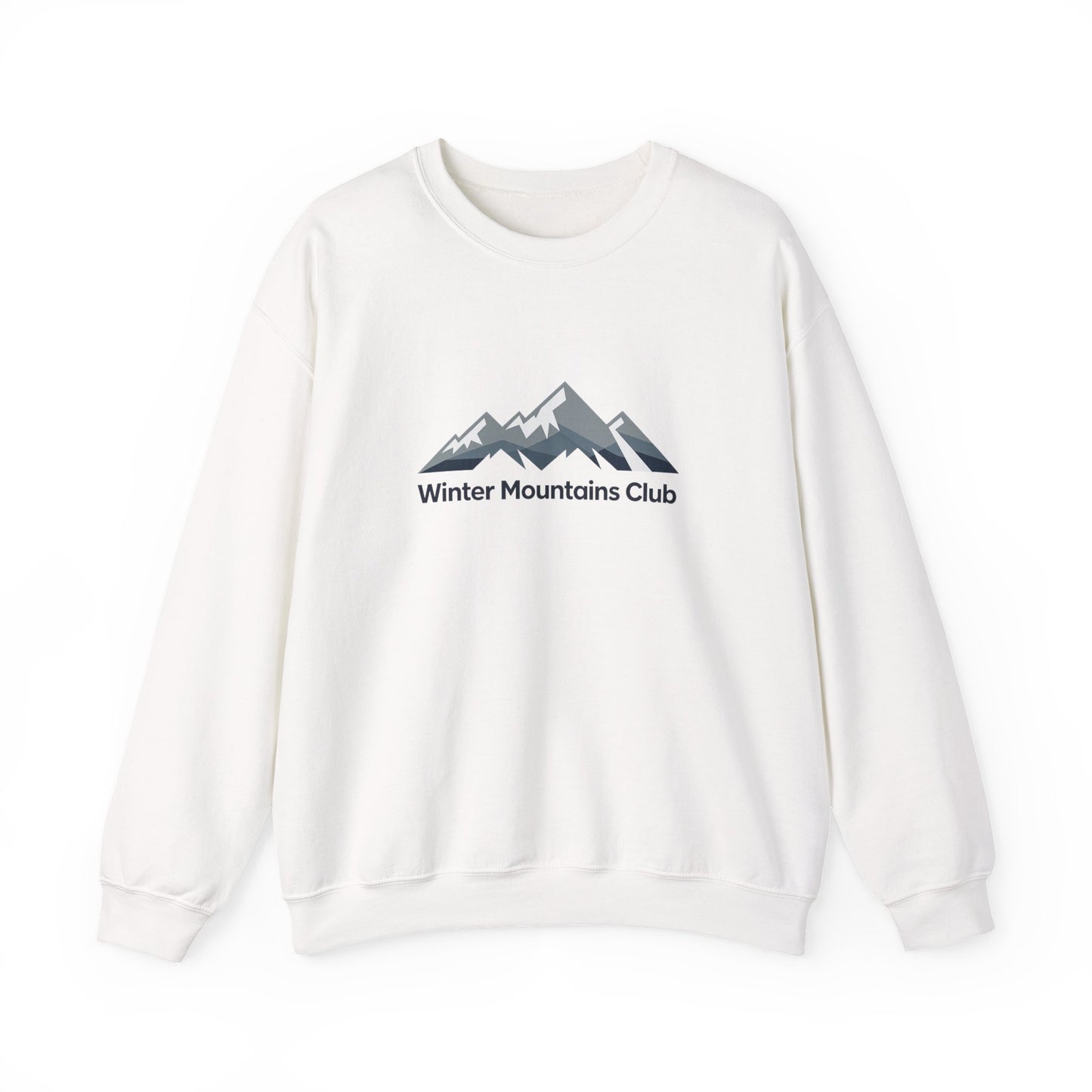 Unisex Heavy Blend™ mw2070 | Winter Mountains Club Sweatshirt – Outdoors Hiking Adventure Crewneck, Cozy Winter Pullover Sweater