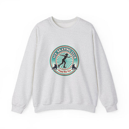 Unisex Heavy Blend™ mw2083 | Ice Skating Club Sweatshirt – Retro Winter Skater Pullover, Cozy Figure Skating Sweater Gift for Skaters