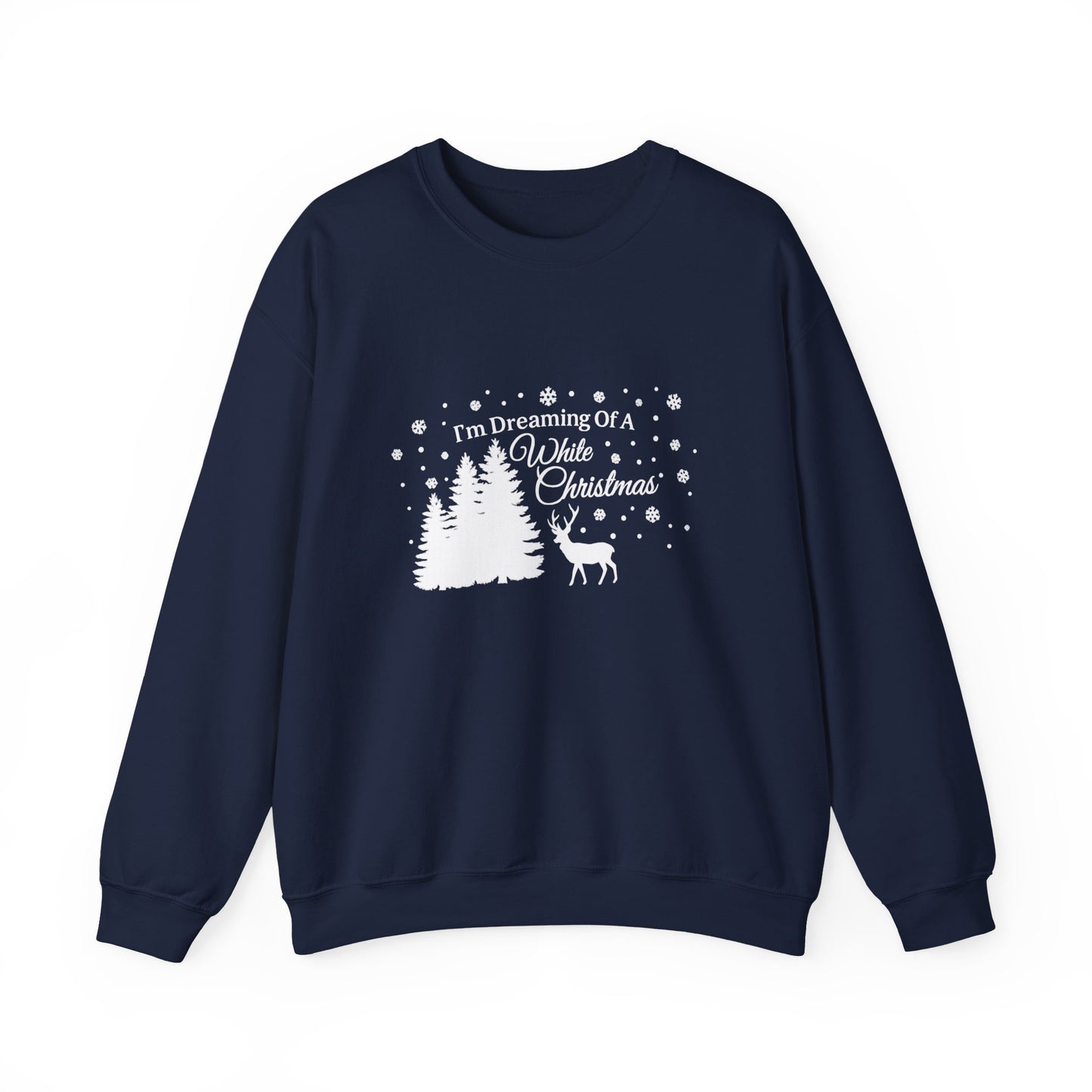 Unisex Heavy Blend™ mw2025 | I’m Dreaming of a White Christmas Sweatshirt – Snowflake Winter Holiday Crewneck | Cozy Unisex Gift