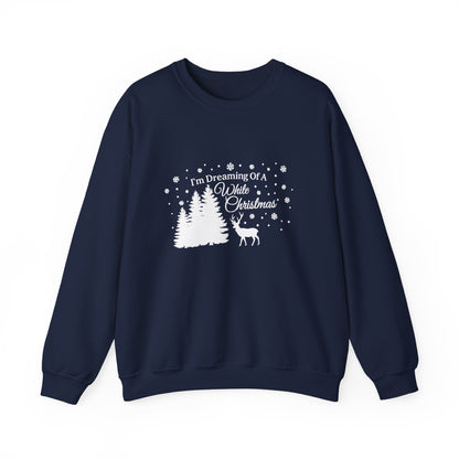 Unisex Heavy Blend™ mw2025 | I’m Dreaming of a White Christmas Sweatshirt – Snowflake Winter Holiday Crewneck | Cozy Unisex Gift