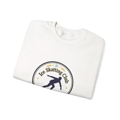 Unisex Heavy Blend™ mw2084 | Ice Skating Club Sweatshirt – Vintage Skater Pullover, Cozy Winter Sports Sweater, New Year Special Gift