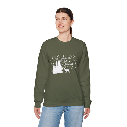 Unisex Heavy Blend™ mw2025 | I’m Dreaming of a White Christmas Sweatshirt – Snowflake Winter Holiday Crewneck | Cozy Unisex Gift