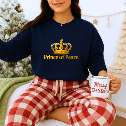 Unisex Heavy Blend™ mw2120 | Prince of Peace Christian Christmas Sweatshirt – Faith Based Holiday Crewneck, Religious Xmas Gift