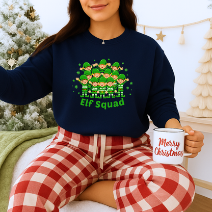 Unisex Heavy Blend™ mw2085 | Elf Squad Christmas Sweatshirt – Cute Matching Family Holiday Outfit