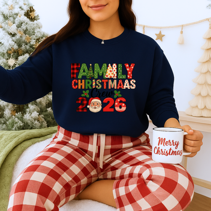 Unisex Heavy Blend™ mw2022 | Family Christmas Crew Sweatshirt – Matching Holiday Pajama Party Shirt | Custom Unisex Winter Gift