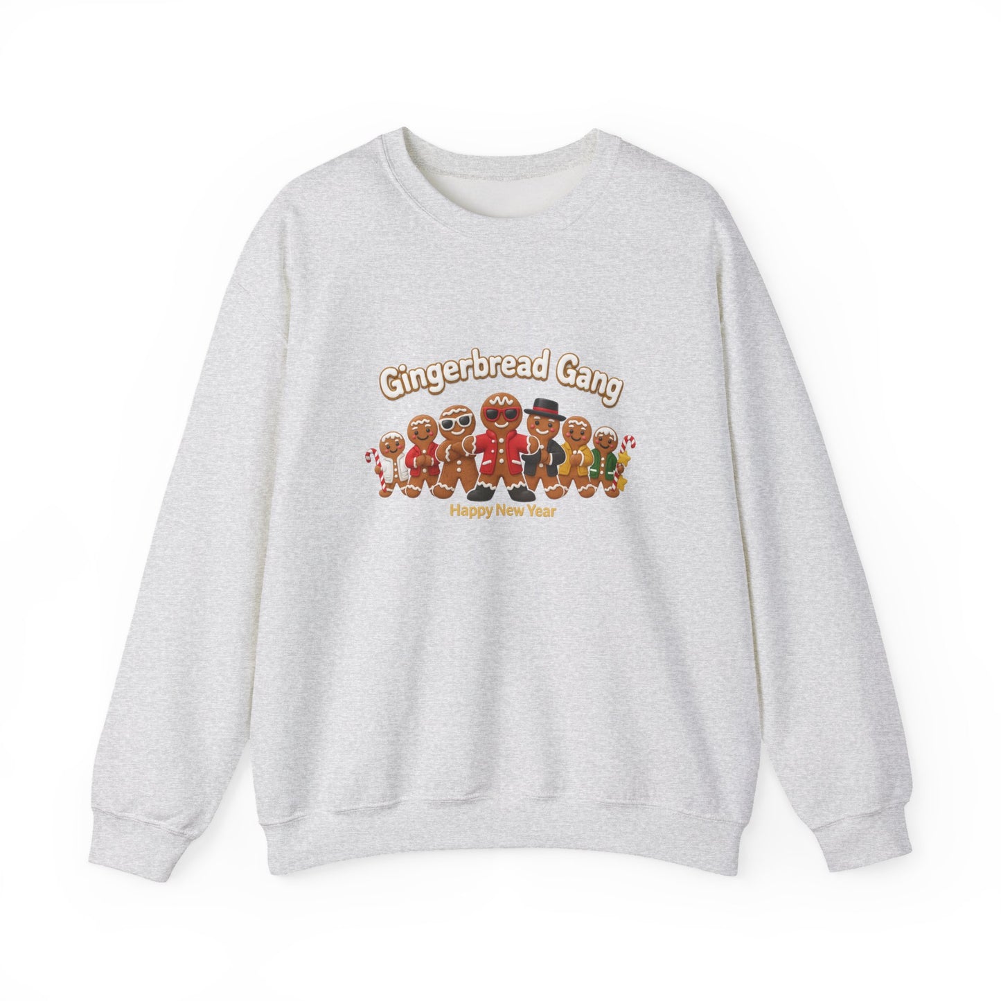 Unisex Heavy Blend™ mw2134 | Gingerbread Gang Christmas Sweatshirt – Cute Holiday Cookie Crewneck, Funny Festive Xmas Gift