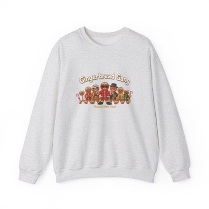 Unisex Heavy Blend™ mw2134 | Gingerbread Gang Christmas Sweatshirt – Cute Holiday Cookie Crewneck, Funny Festive Xmas Gift