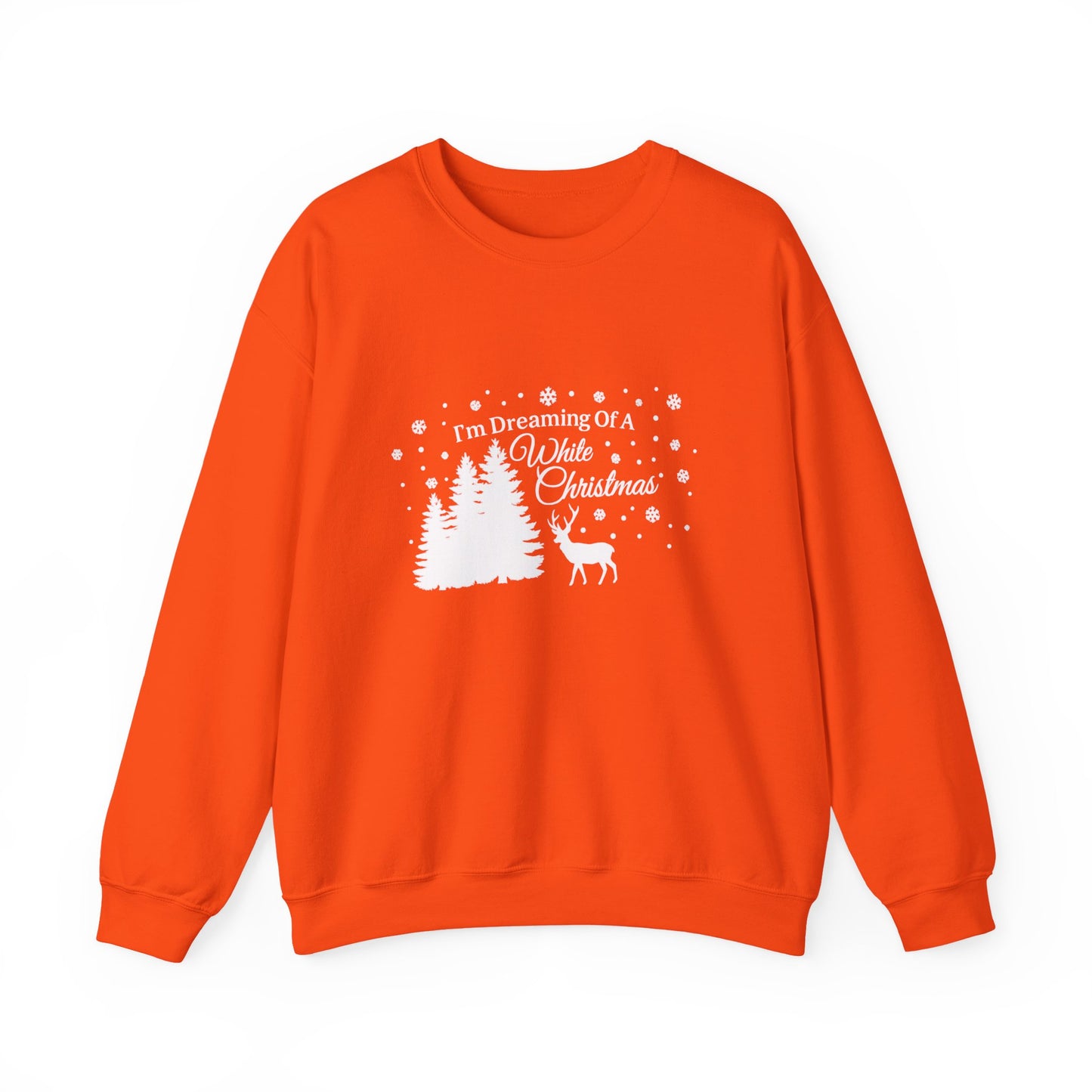 Unisex Heavy Blend™ mw2025 | I’m Dreaming of a White Christmas Sweatshirt – Snowflake Winter Holiday Crewneck | Cozy Unisex Gift