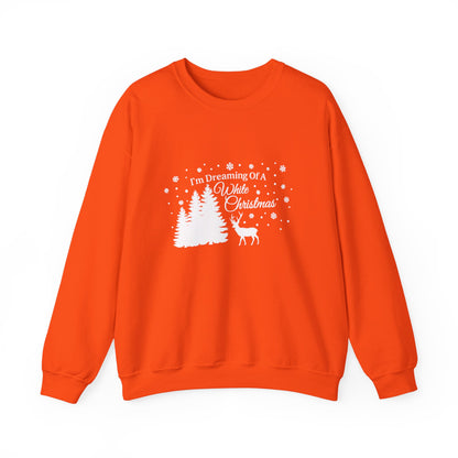 Unisex Heavy Blend™ mw2025 | I’m Dreaming of a White Christmas Sweatshirt – Snowflake Winter Holiday Crewneck | Cozy Unisex Gift