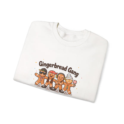 Unisex Heavy Blend™ mw2135 | Gingerbread Gang Christmas Sweatshirt – Cute Holiday Cookie Crewneck, Funny Festive Xmas Gift