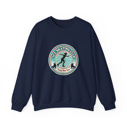 Unisex Heavy Blend™ mw2083 | Ice Skating Club Sweatshirt – Retro Winter Skater Pullover, Cozy Figure Skating Sweater Gift for Skaters