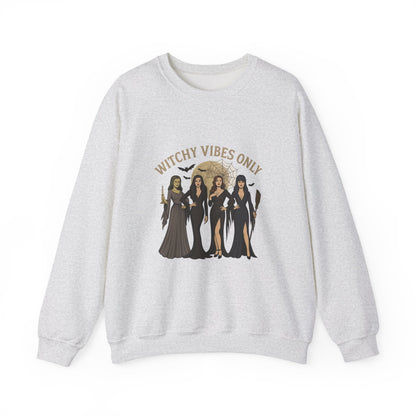Unisex Heavy Blend™ Witchy Vibes Only Sweatshirt – Spooky Season Witches Crewneck | mw1014