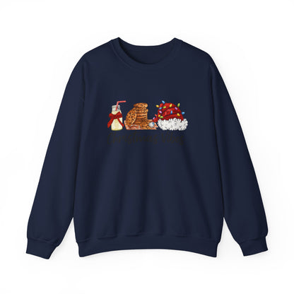 Unisex Heavy Blend™ mw2029 | Christmas Vibes Sweatshirt – Festive Milk & Cookies Holiday Crewneck | Cozy Unisex Winter Gift