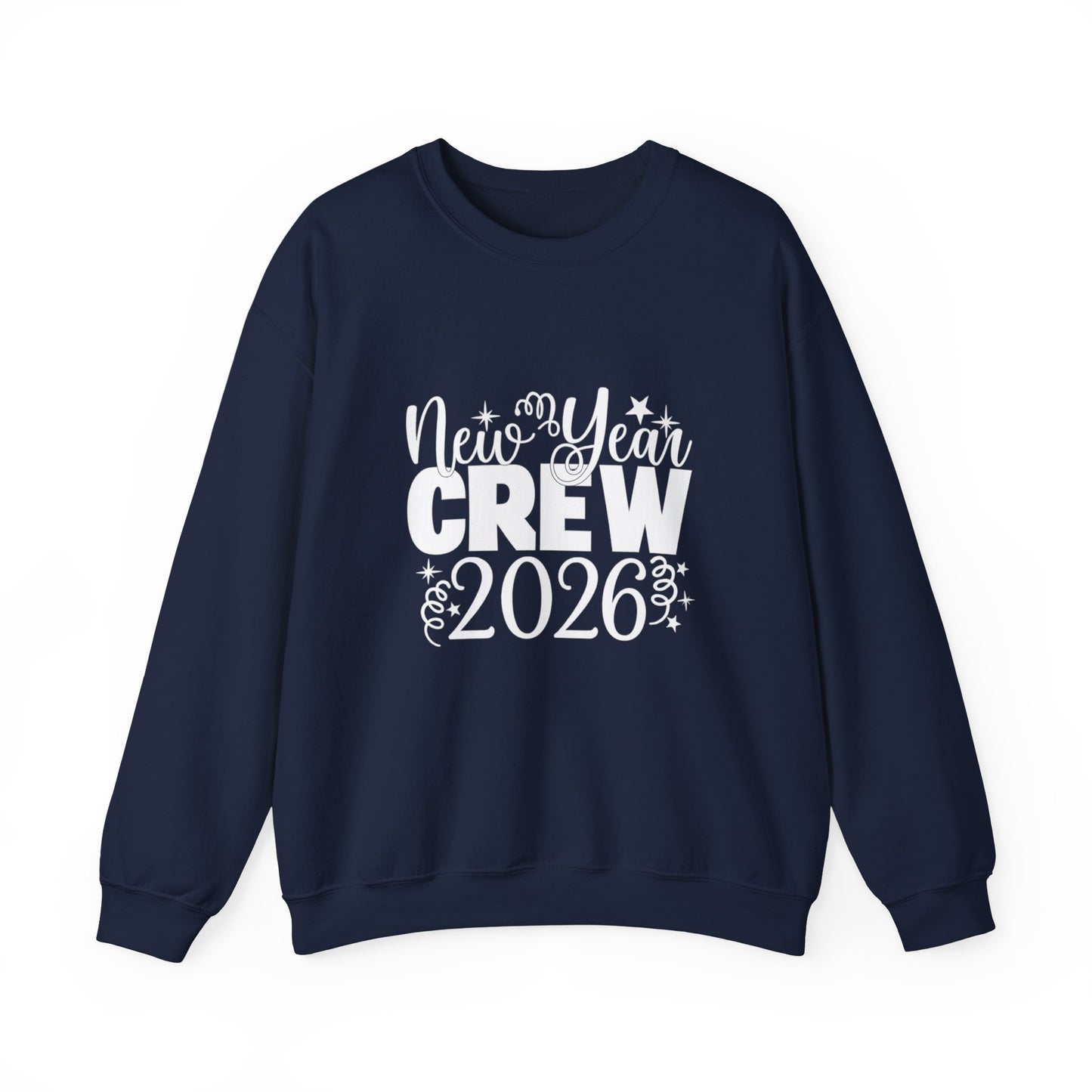 Unisex Heavy Blend™ mw2033 | New Year Crew Sweatshirt – Matching Family Party Outfit | Festive Unisex New Year’s Eve Gift