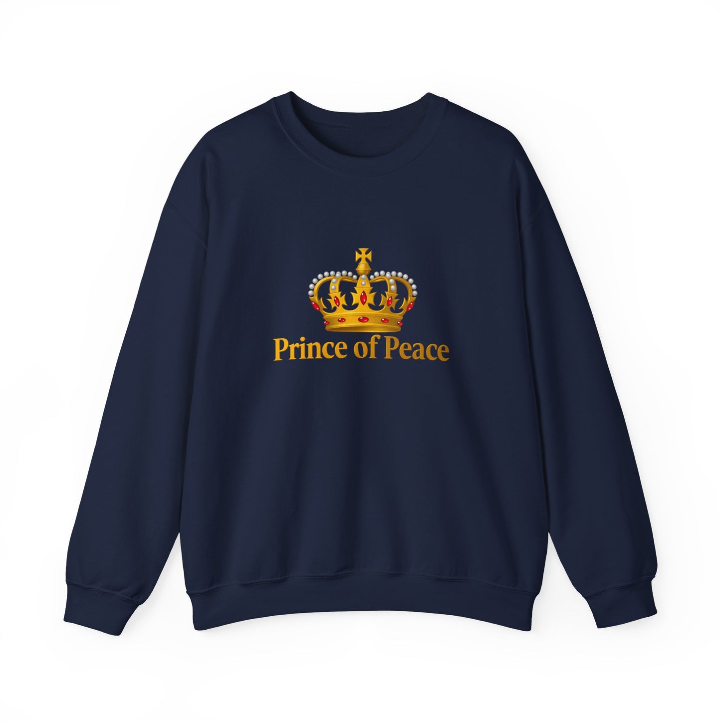 Unisex Heavy Blend™ mw2120 | Prince of Peace Christian Christmas Sweatshirt – Faith Based Holiday Crewneck, Religious Xmas Gift