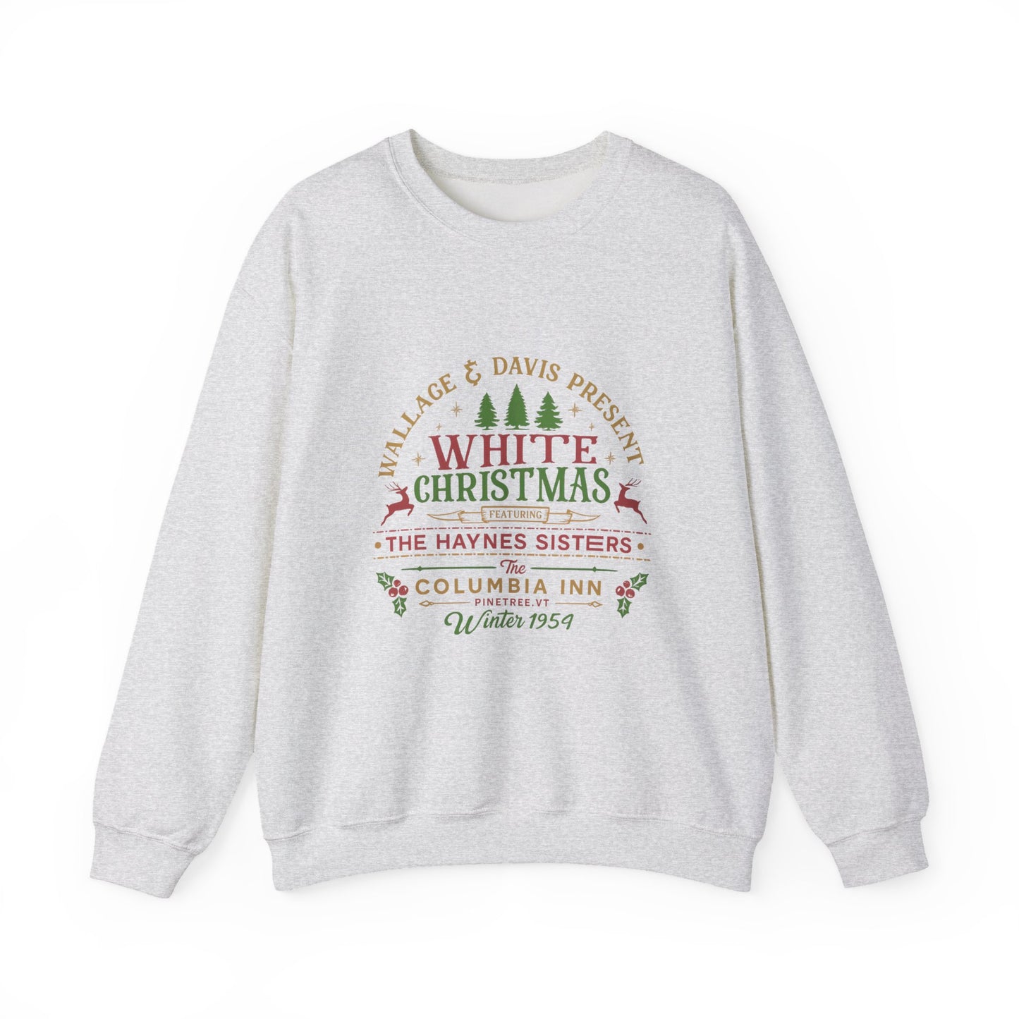 Unisex Heavy Blend™ mw2048 | White Christmas Movie Sweatshirt – Vintage Holiday Crewneck, Retro 1954 Musical Pullover, Classic Christmas Sweater
