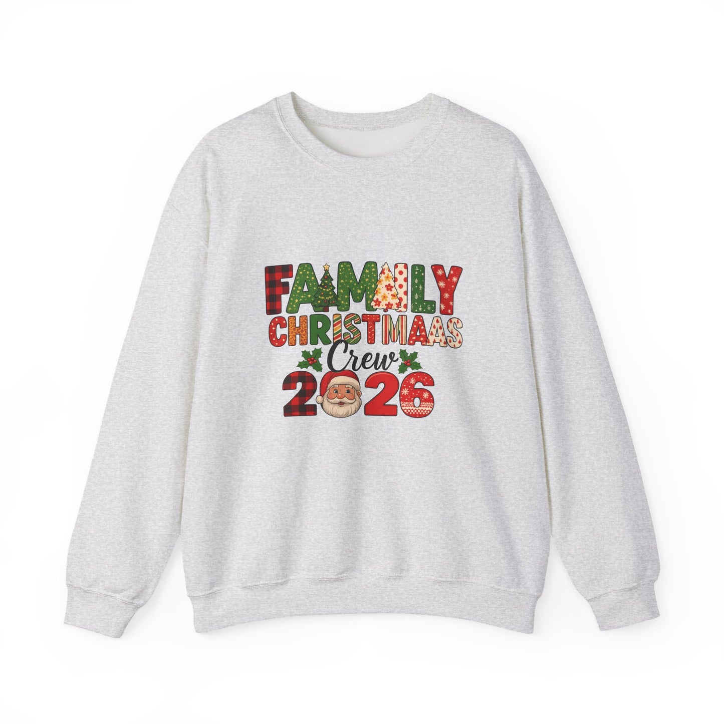 Unisex Heavy Blend™ mw2022 | Family Christmas Crew Sweatshirt – Matching Holiday Pajama Party Shirt | Custom Unisex Winter Gift