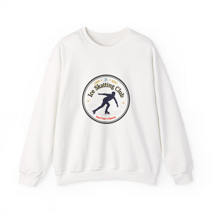 Unisex Heavy Blend™ mw2084 | Ice Skating Club Sweatshirt – Vintage Skater Pullover, Cozy Winter Sports Sweater, New Year Special Gift