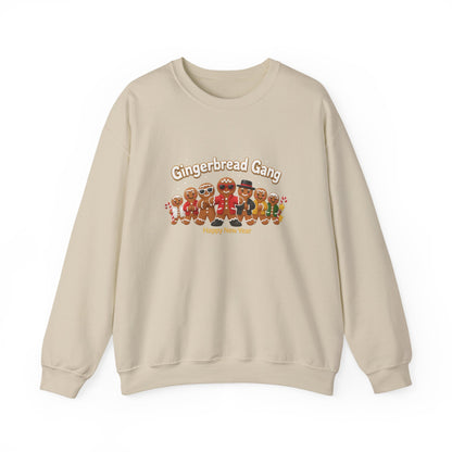 Unisex Heavy Blend™ mw2134 | Gingerbread Gang Christmas Sweatshirt – Cute Holiday Cookie Crewneck, Funny Festive Xmas Gift