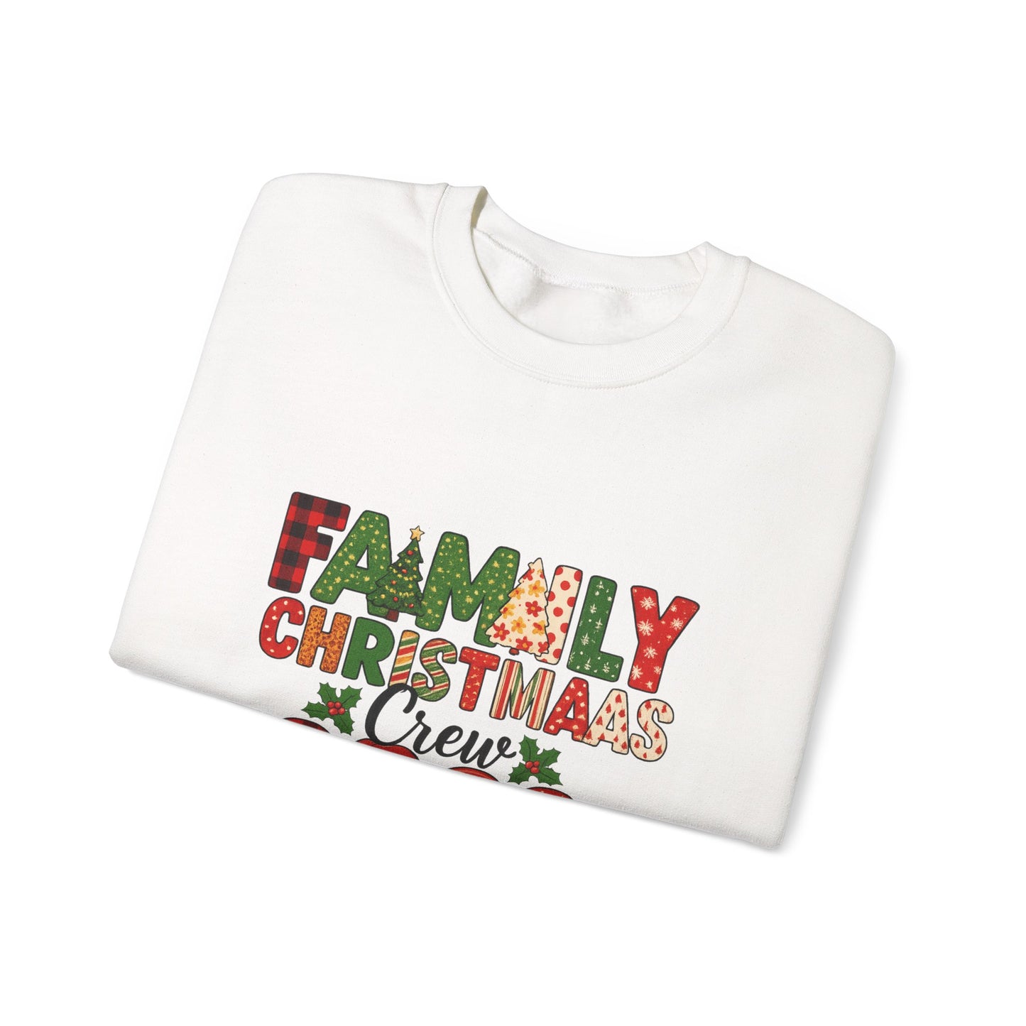 Unisex Heavy Blend™ mw2022 | Family Christmas Crew Sweatshirt – Matching Holiday Pajama Party Shirt | Custom Unisex Winter Gift
