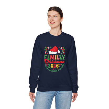 Unisex Heavy Blend™ mw2015 | Family Christmas 2026 Sweatshirt – Matching Holiday Crewneck | Custom Festive Unisex Gift