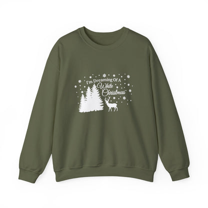 Unisex Heavy Blend™ mw2025 | I’m Dreaming of a White Christmas Sweatshirt – Snowflake Winter Holiday Crewneck | Cozy Unisex Gift