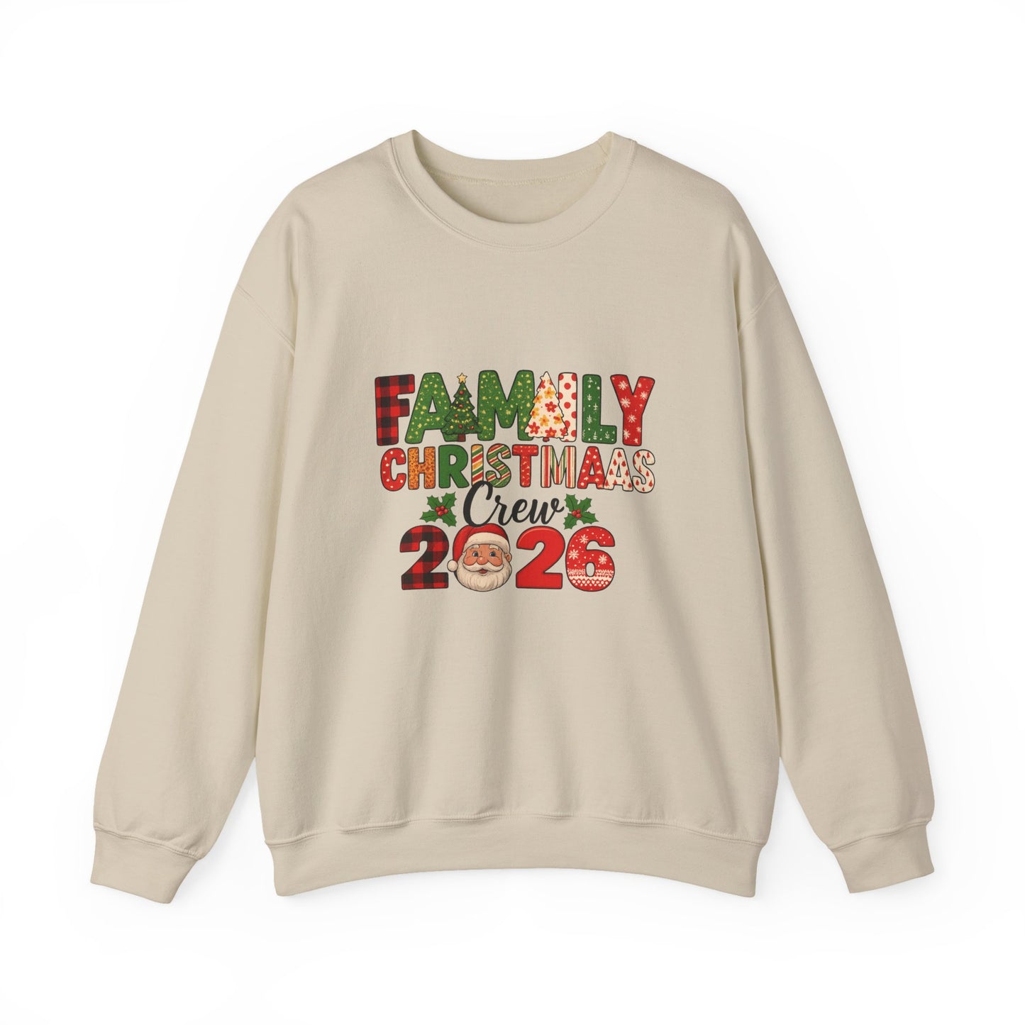 Unisex Heavy Blend™ mw2022 | Family Christmas Crew Sweatshirt – Matching Holiday Pajama Party Shirt | Custom Unisex Winter Gift