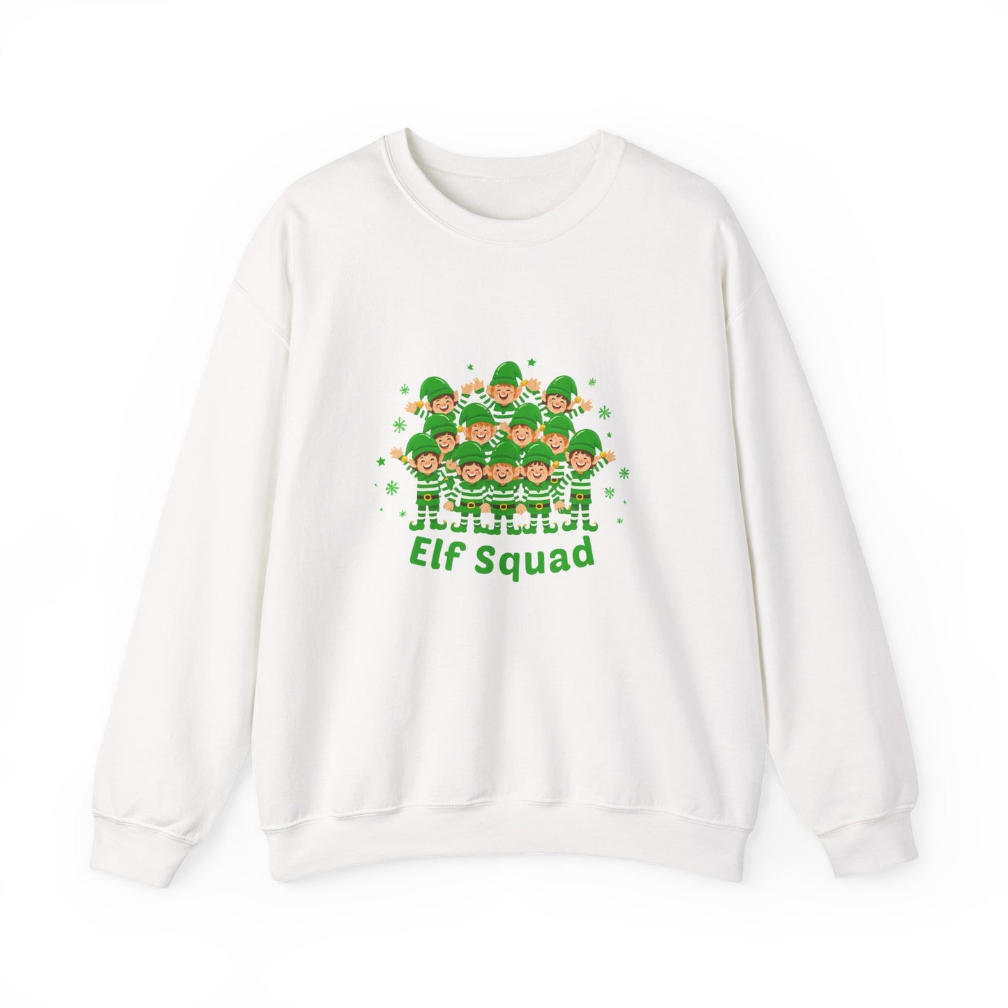 Unisex Heavy Blend™ mw2085 | Elf Squad Christmas Sweatshirt – Cute Matching Family Holiday Outfit