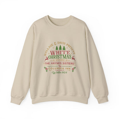 Unisex Heavy Blend™ mw2048 | White Christmas Movie Sweatshirt – Vintage Holiday Crewneck, Retro 1954 Musical Pullover, Classic Christmas Sweater