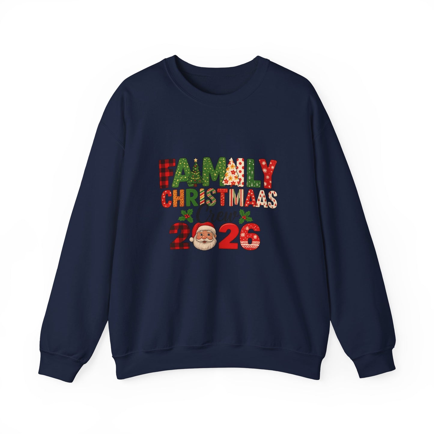 Unisex Heavy Blend™ mw2022 | Family Christmas Crew Sweatshirt – Matching Holiday Pajama Party Shirt | Custom Unisex Winter Gift