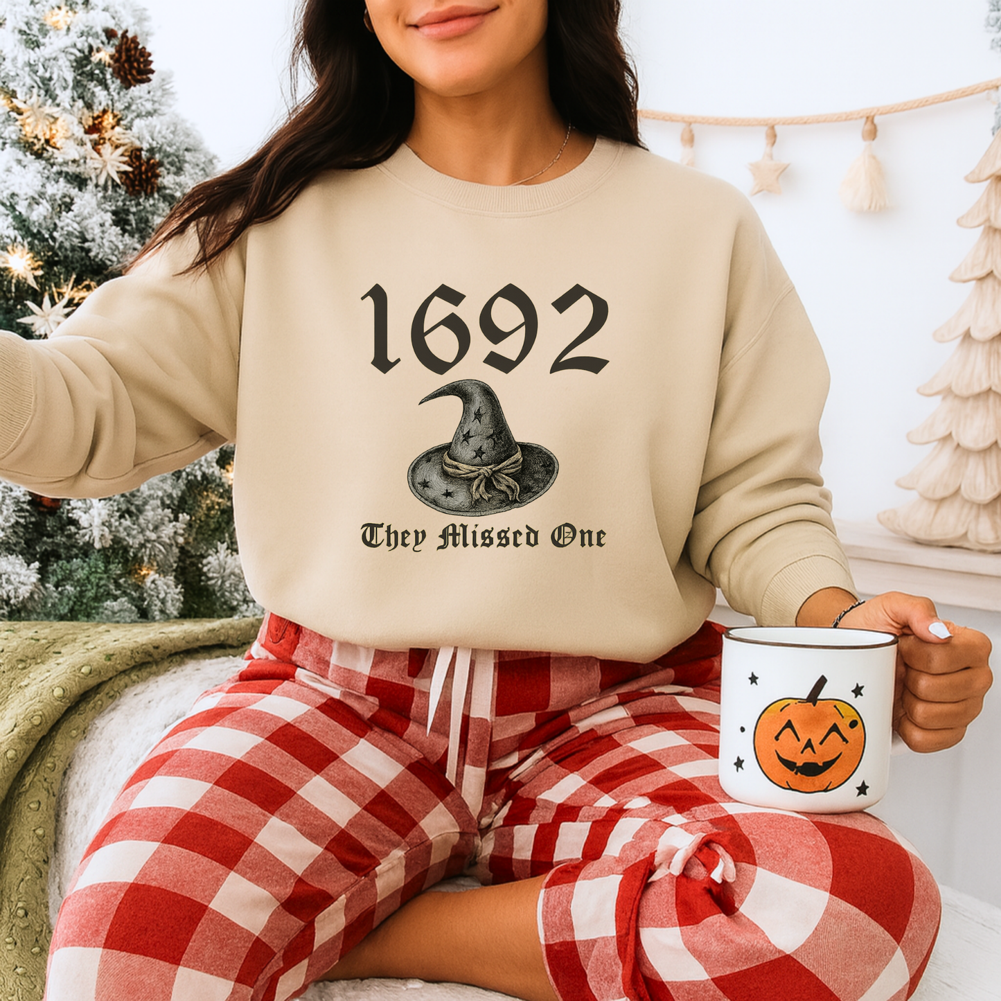 Unisex Heavy Blend™ Witchy Salem 1692 Sweatshirt – Gothic Spooky Vibes Crewneck | mw1018