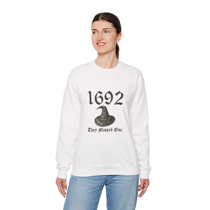 Unisex Heavy Blend™ Witchy Salem 1692 Sweatshirt – Gothic Spooky Vibes Crewneck | mw1018